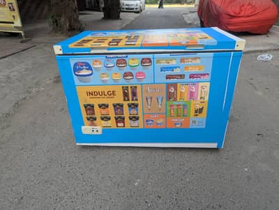 Ice cream Deep freezer single door (0336/7070/370) Genuine fully okay