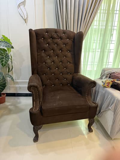 Wingback Accent Chair for Sale 
