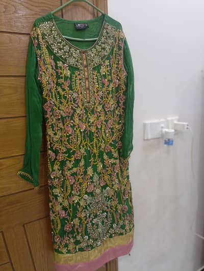 New dress size medium Salma dabka work tariqroad dress