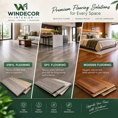Vinyl flooring | SPC flooring | Wooden flooring