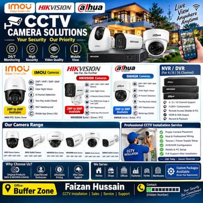 I'm cctv camera instalation service provider