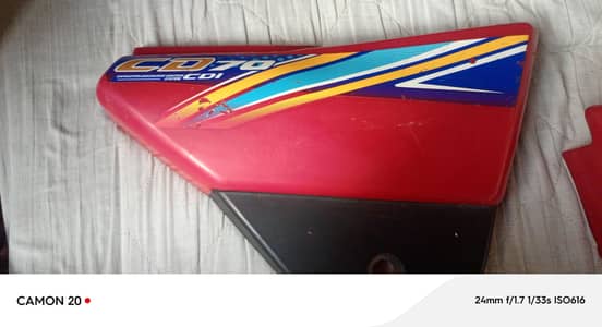 HondaCD70 2019 model ky side covers hai condition normal genuine hai
