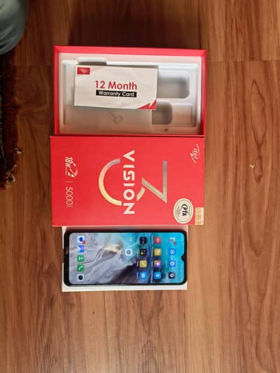 Itel Vision 3 (2GB/32GB) - Complete Box with Charger