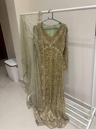 bridal maxi/walima wear/wedding maxi for girls