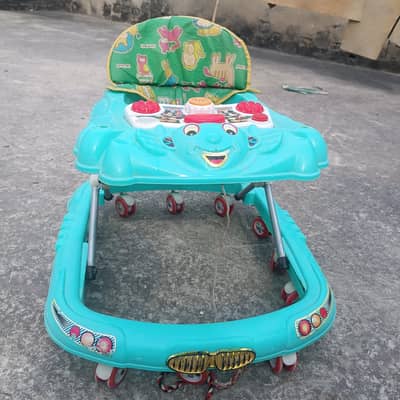 Baby walker 12 wheeler