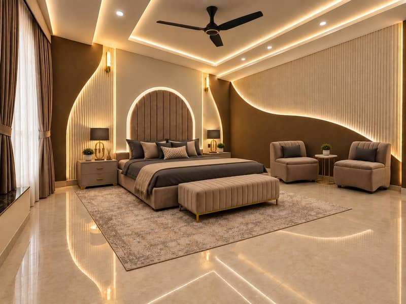 Al-Abid builders/ construction/ ceiling work / tile work 3