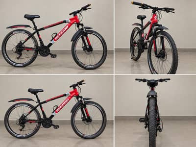BEGOOD Sports Bicycle with Front Suspension & Disc Brakes