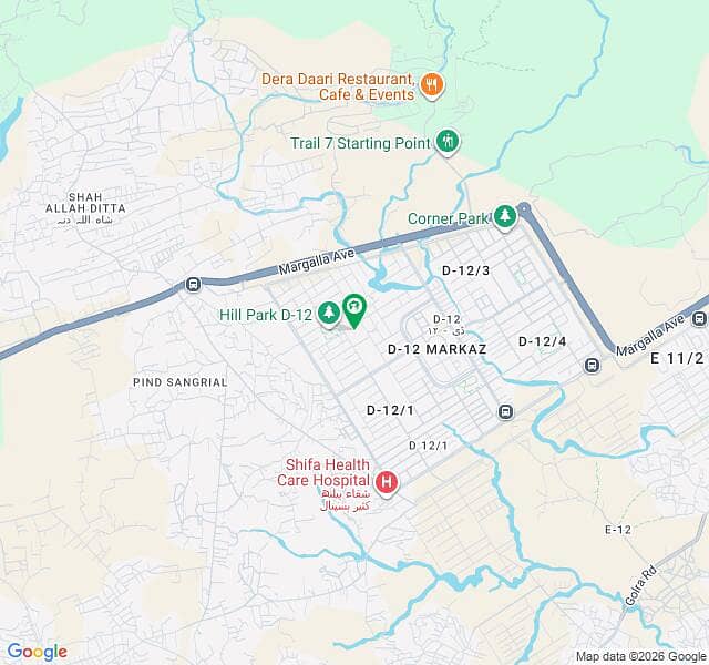 Margalla Facing Back Open Plot 0