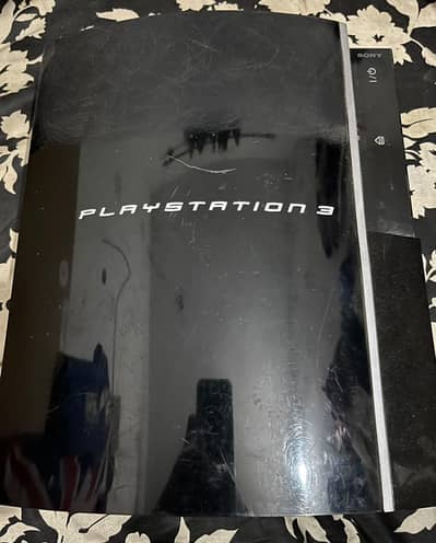 playatation 3 ps3 fat with fifa game and 1 controller