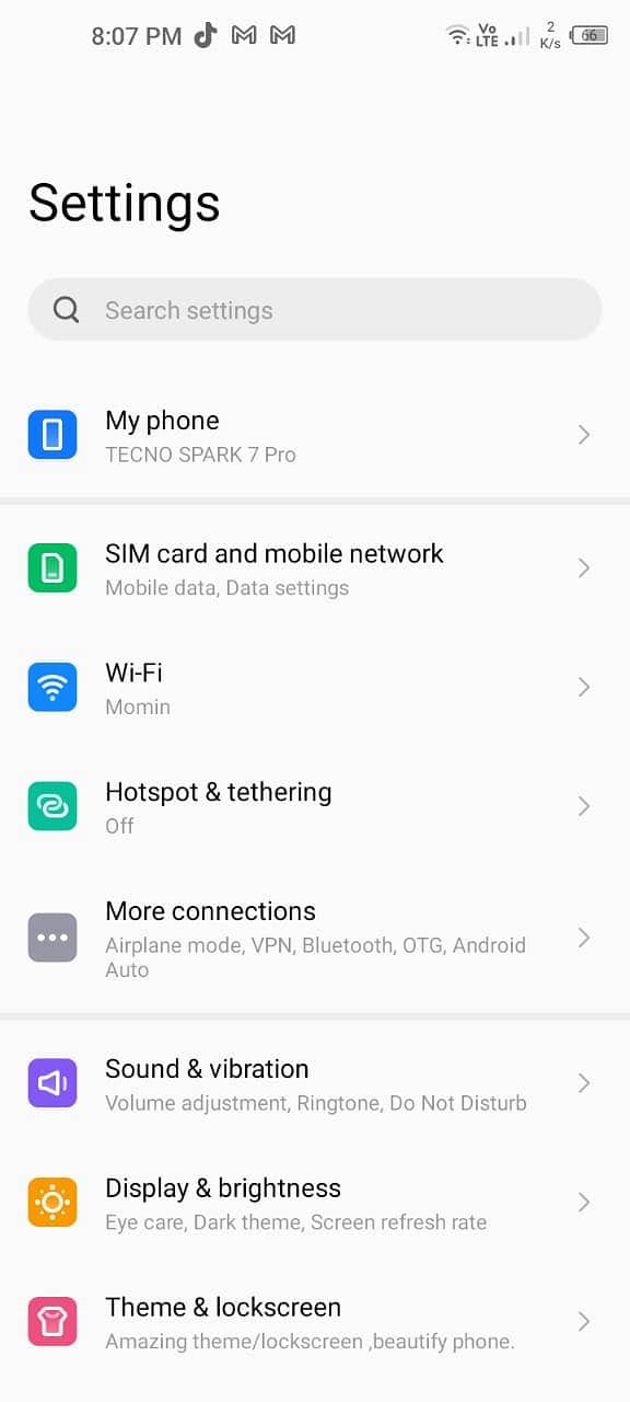 Tecno Spark 7 Pro 1