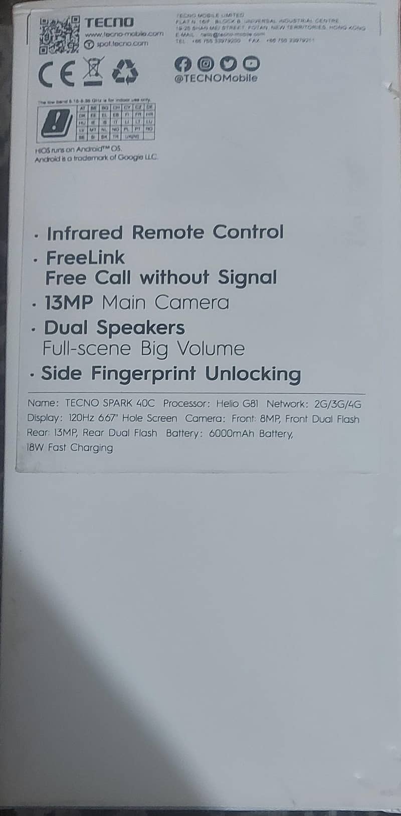 Tecno Spark 40C 3