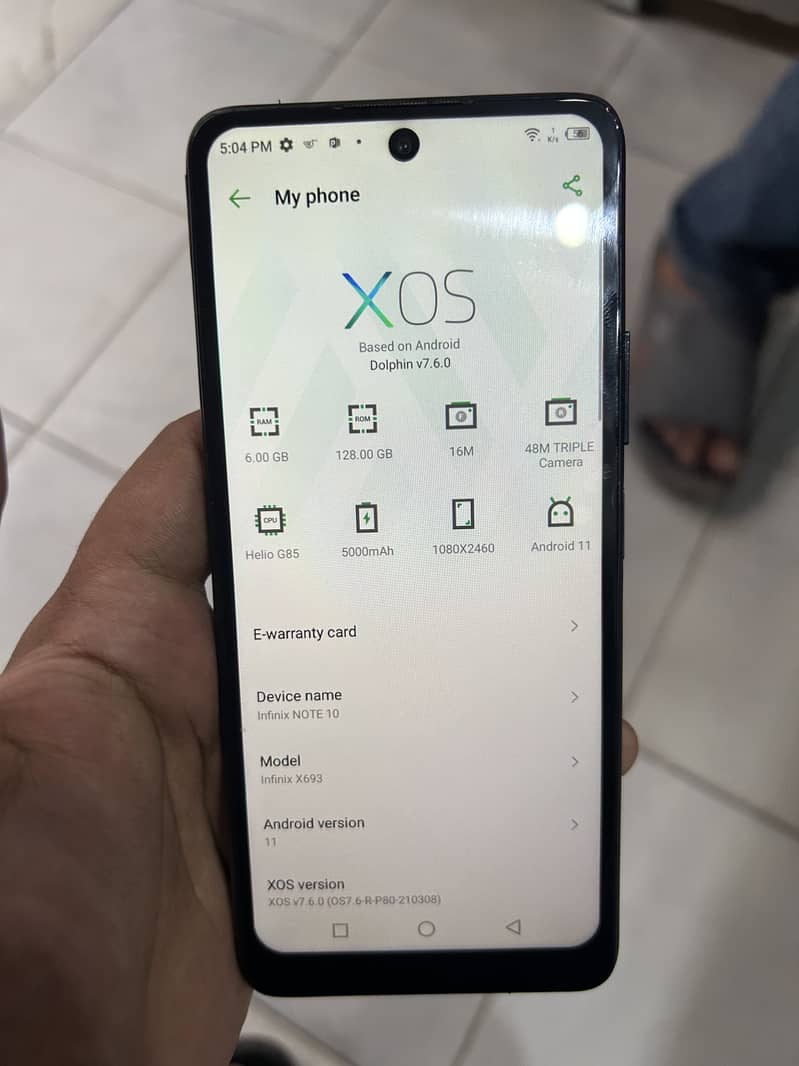 Infinix Note 10 5