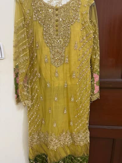 MARIA B MASTER COPY SIZE LARGE NET EMBROIDERED