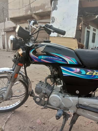 Honda CD 70 2024 Model | Black Colour