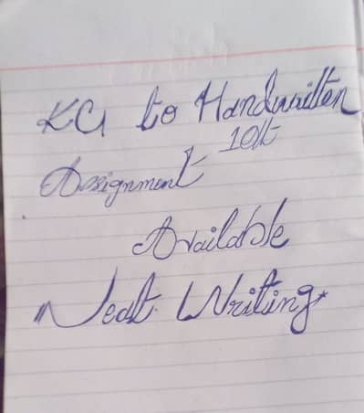 Neat Handwritten School Assignments KG to 10th Karachi
