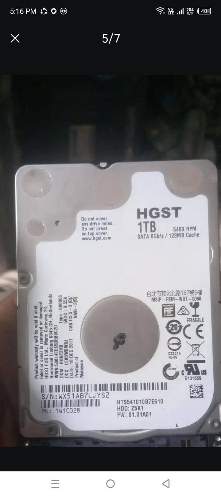 1 tb HDD 1