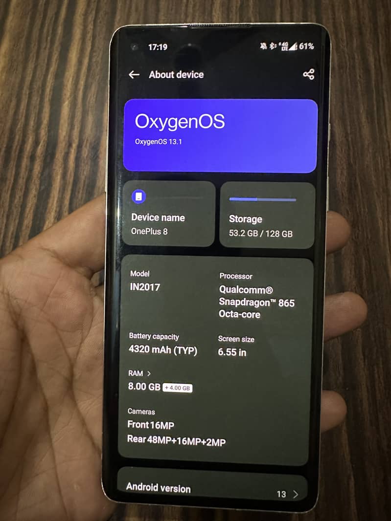 One Plus 8 4
