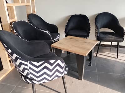 Title: 8 Coffee Chairs + Coffee Table – Lounge & Reception Furniture