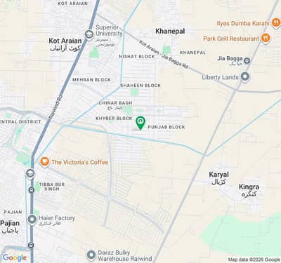 Chinar Bagh - Rachna Block Residential Plot Sized 20 Marla For sale