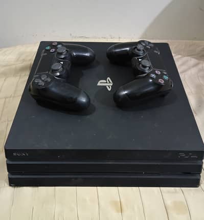 PS4 Pro 1TB - 2 Original Controllers - Freshly Serviced (Super Silent