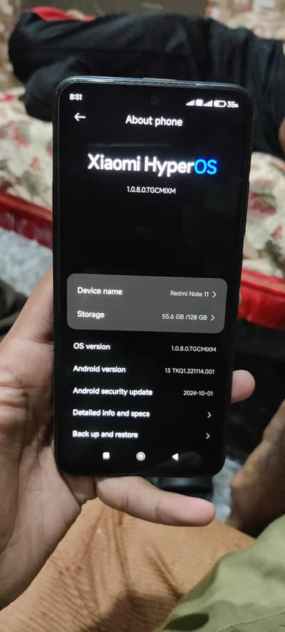 Xiaomi Redmi Note 11 Pro 4+4 128 exchange possible 03277787736