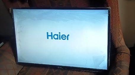 Haier smart led LCD brand new with protection sheet