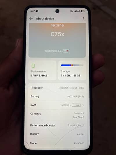 Realme C75x