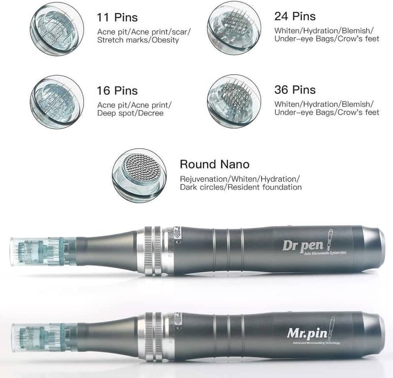 *DERMA PEN CARTRIDGE / NEEDLE (TYPE: BAYONET) FOR DR. PEN M8* - Skin ...