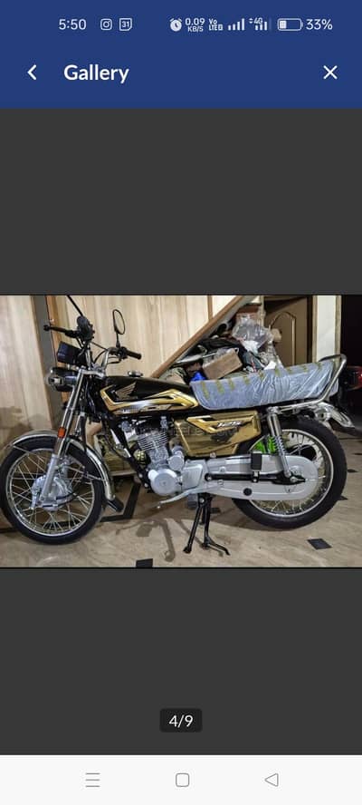 honda 125 Gold edition for sale