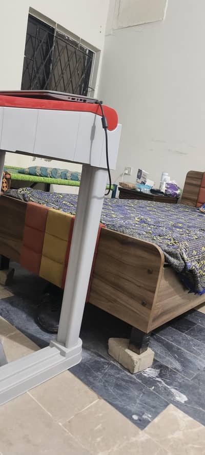 Bed and Side Table