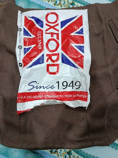 Zipper Sweater Oxford Brand