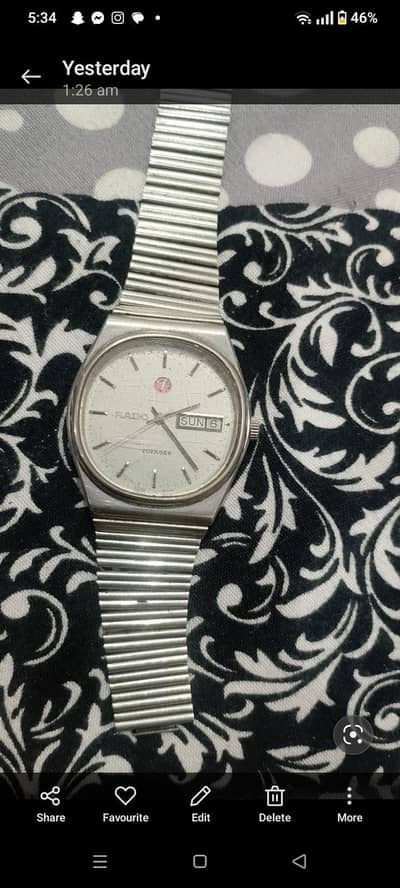 original vintage Rado Automatic 1980 sirail 22842418 collecter item la