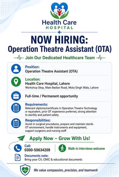 OTA Required at Hospital