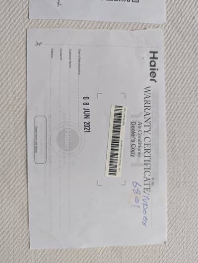 Haier AC/DC Inverter 1 Ton 10/10 condition