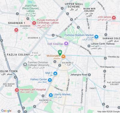 8 Kanal 10 Marla Commercial/Residential Plot For Sale Block G, Gulberg 2, Lahore