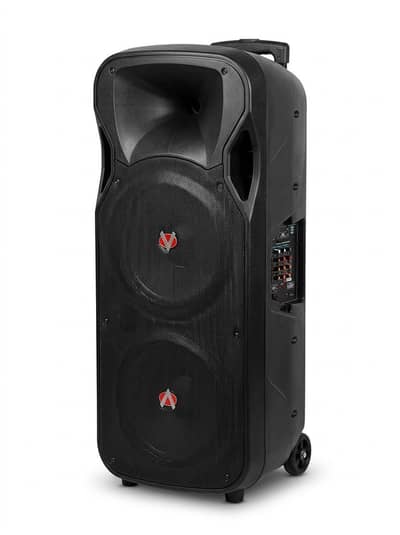 Audionic Dual Woofer Heavy Duty Portable Trolley Speaker