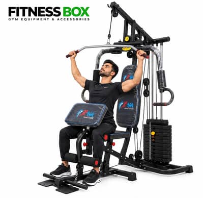Full body All in 1 Exercise Home Gym Machine| Dumbbells  Rods Benches.