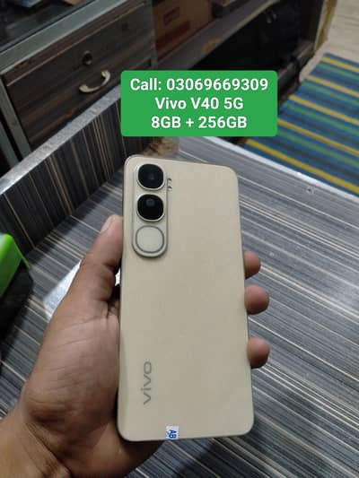 Vivo V40 5G P-atch Approved 8GB + 256GB Type C Charging With Warranty