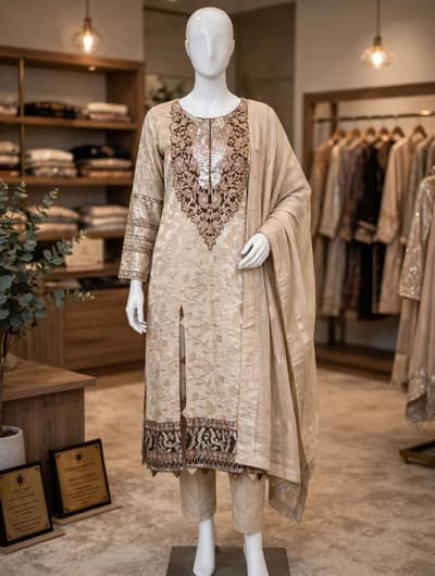 banarsi suit 3 pcs