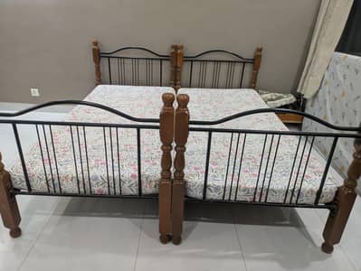 2 SINGLE BED