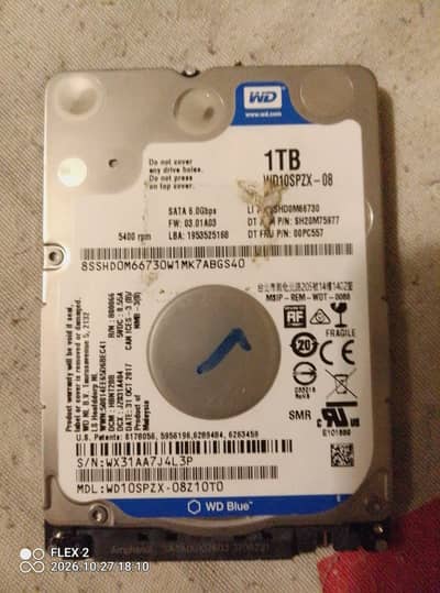 ITB HDD with 100 % battery health