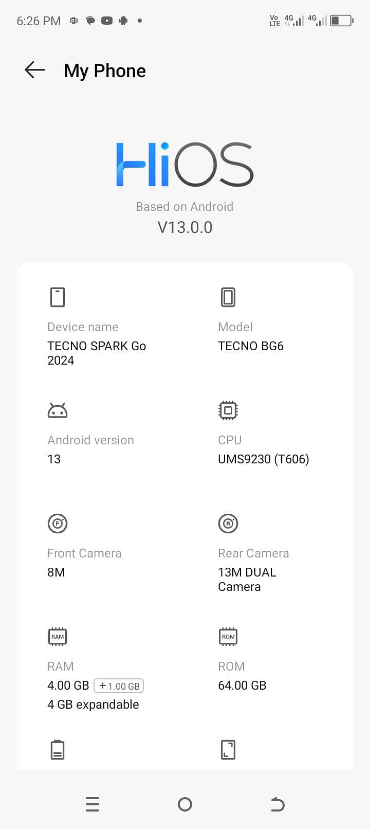 techno spark go 0