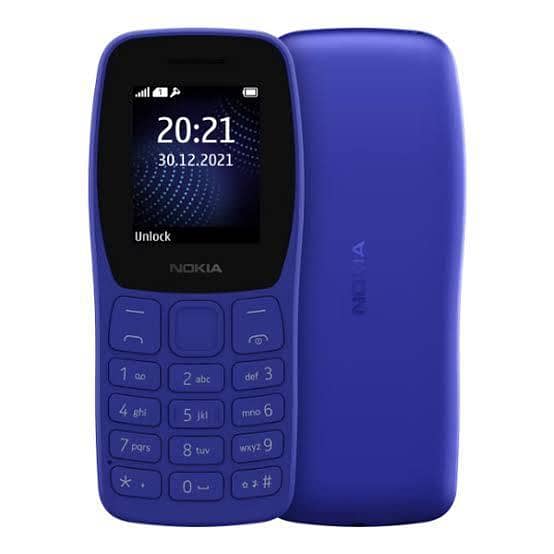 Nokia 105  - Dual Sim - PTA Approved - Nokia Original - 1.77 Inch Display - Wireless FM radio - 1 Year Brand warranty