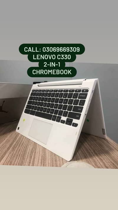 Lenovo C330 2-in-1 Touch Screen ChromeBook 4GB Ram 64GB With Warranty
