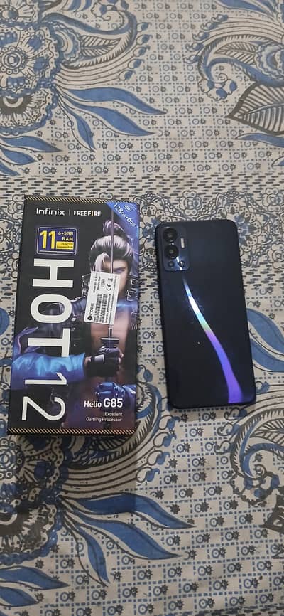 Infinix Hot 12 - 9/10 Condition  6/128 Urgent Sale call 03102930753