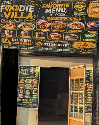 Running Fast Food Restaurant for Sale – Opposite Superior University K