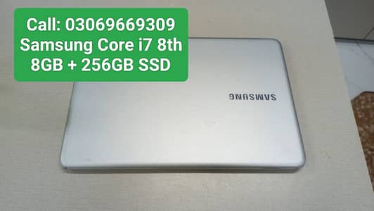 Samsung Core i7 8th Gen Full HD 1080p 8GB + 256GB 5HRS + Backup