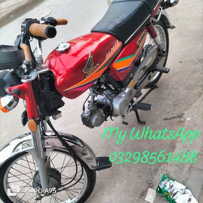 CD 70 cc bike 2012 model