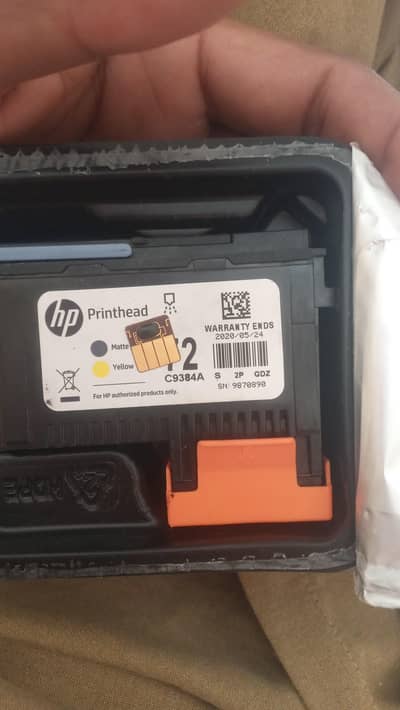 hp print head yellow new ch654A