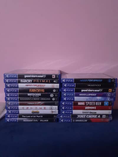 Personal Collection Of Ps4 Games